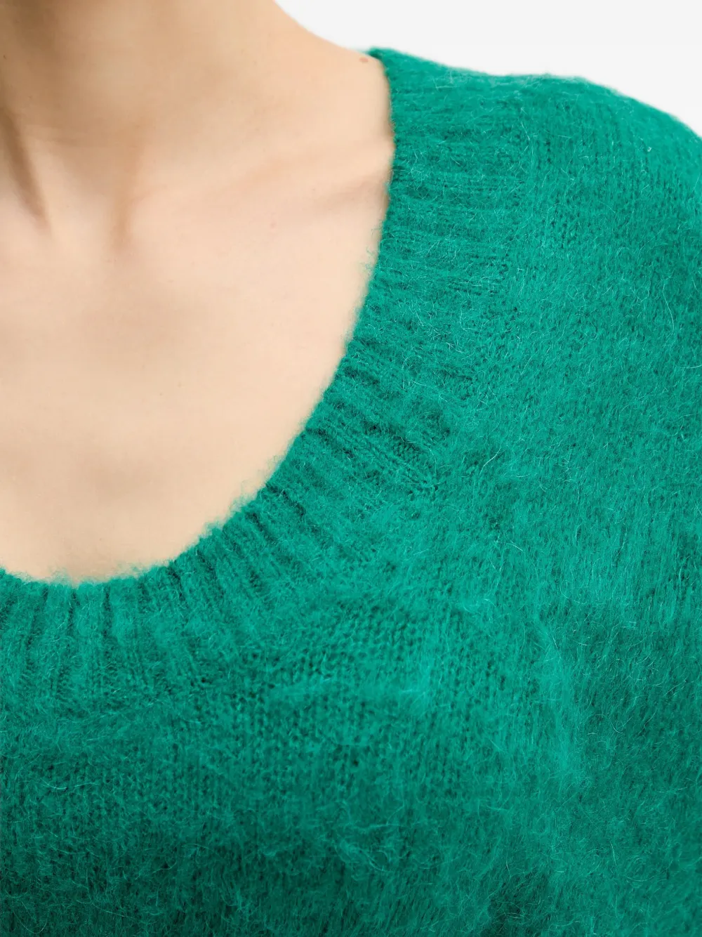 Benetton Trui met V-hals Groen