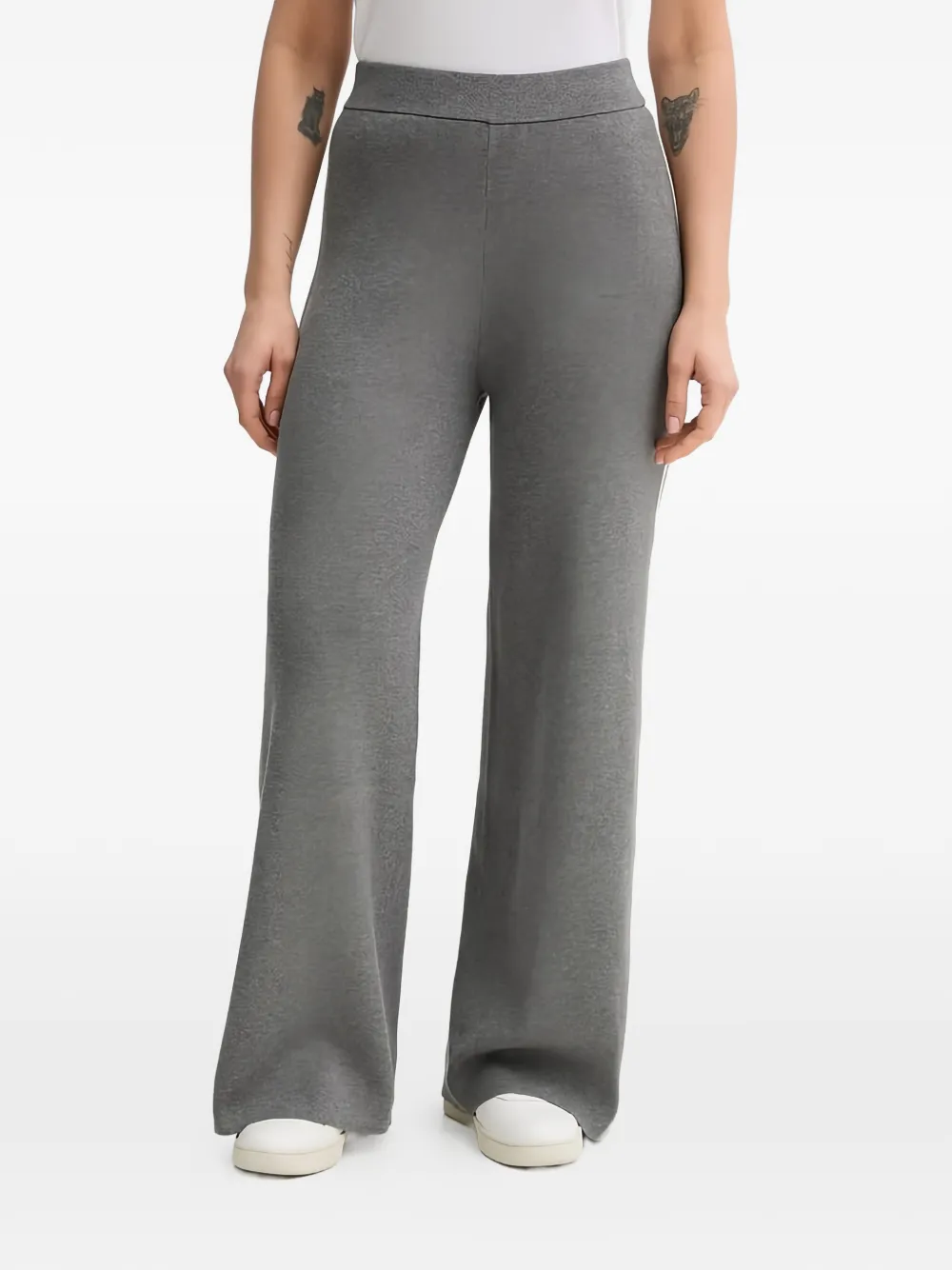 Benetton side-stripe trousers - Grigio