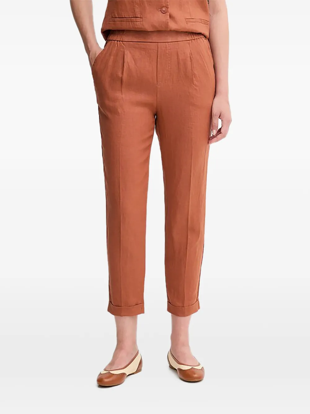 Benetton pleated trousers - Marrone
