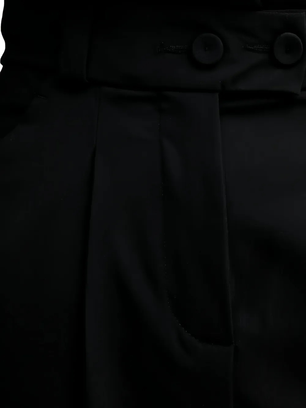 Benetton Geplooide pantalon Zwart