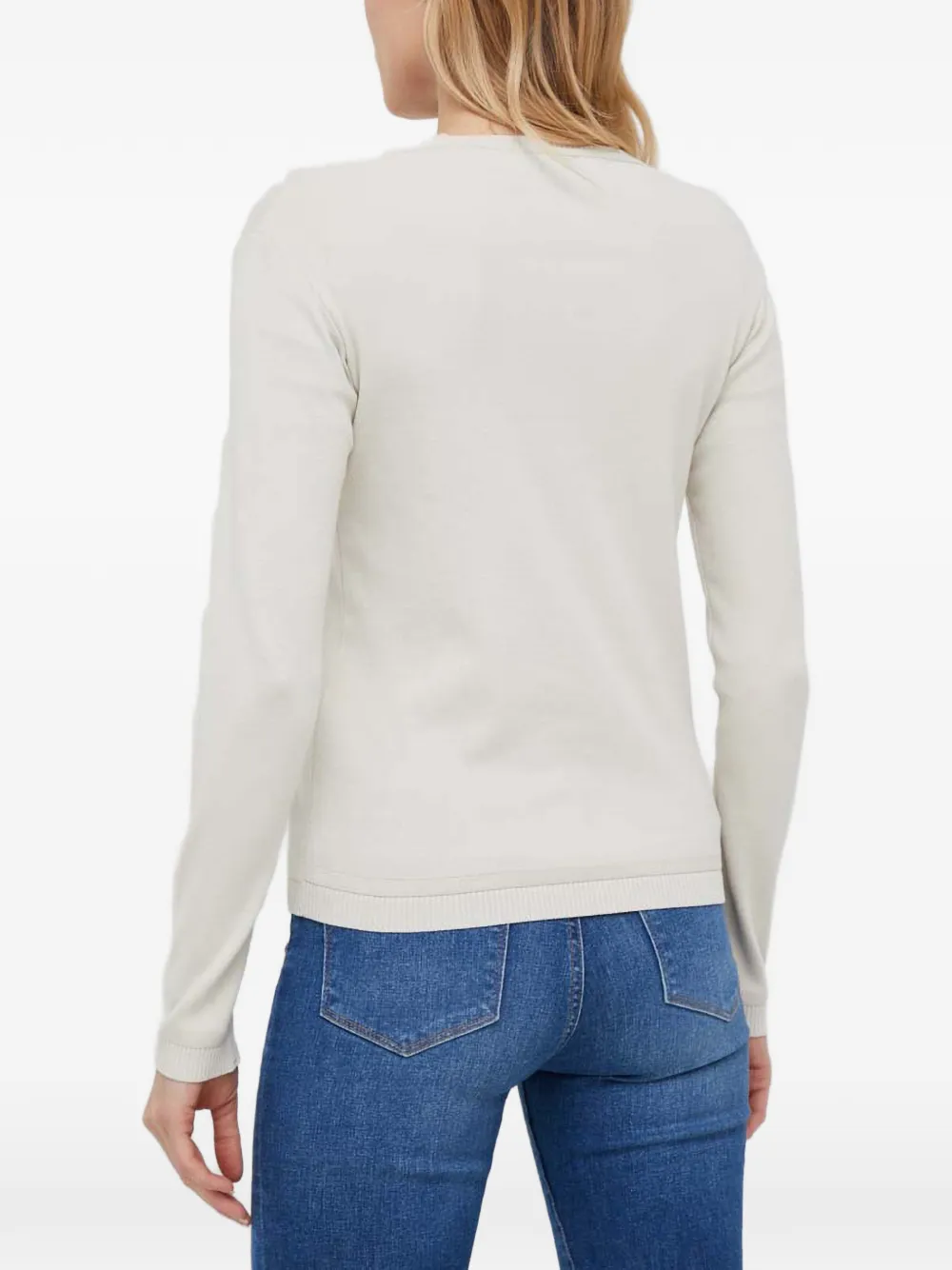 Benetton Vest met knopen Beige