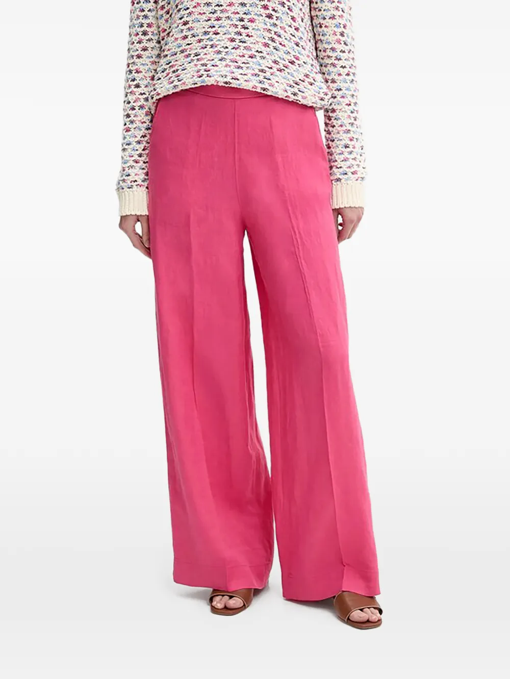 Benetton wide-leg palazzo pants - Rosa