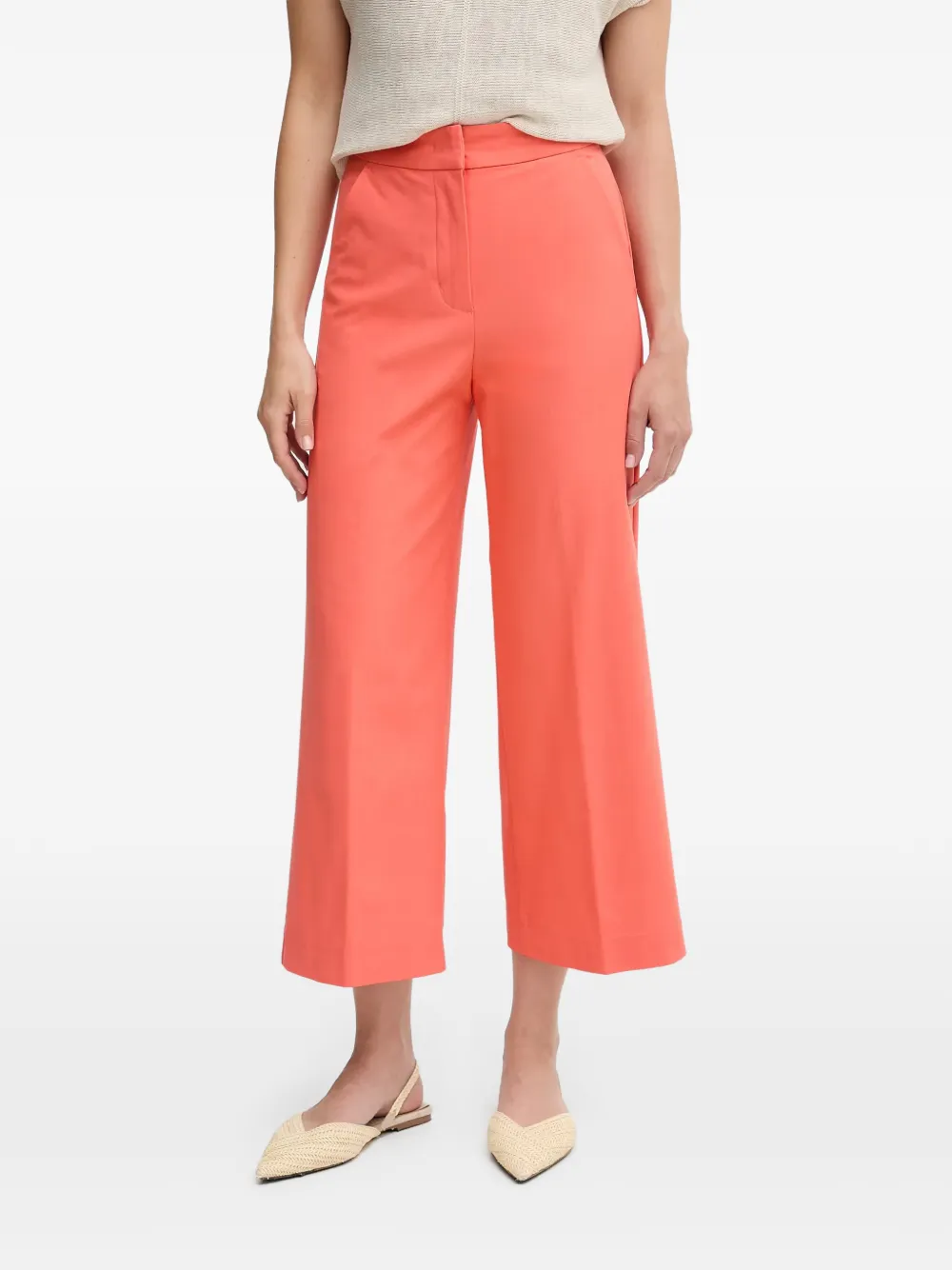 Benetton pantalon à coupe ample - Orange Benetton pantalon à coupe ample - Orange