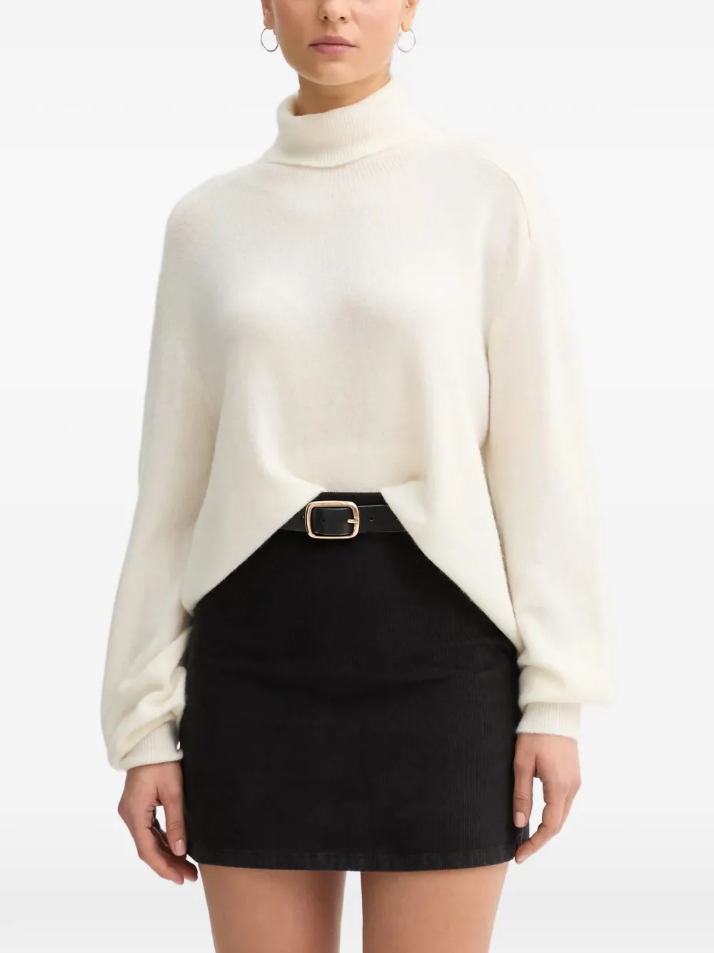 Benetton roll-neck knitted sweater - Toni neutri