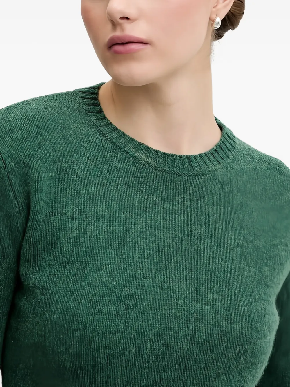 Benetton Trui met ronde hals Groen