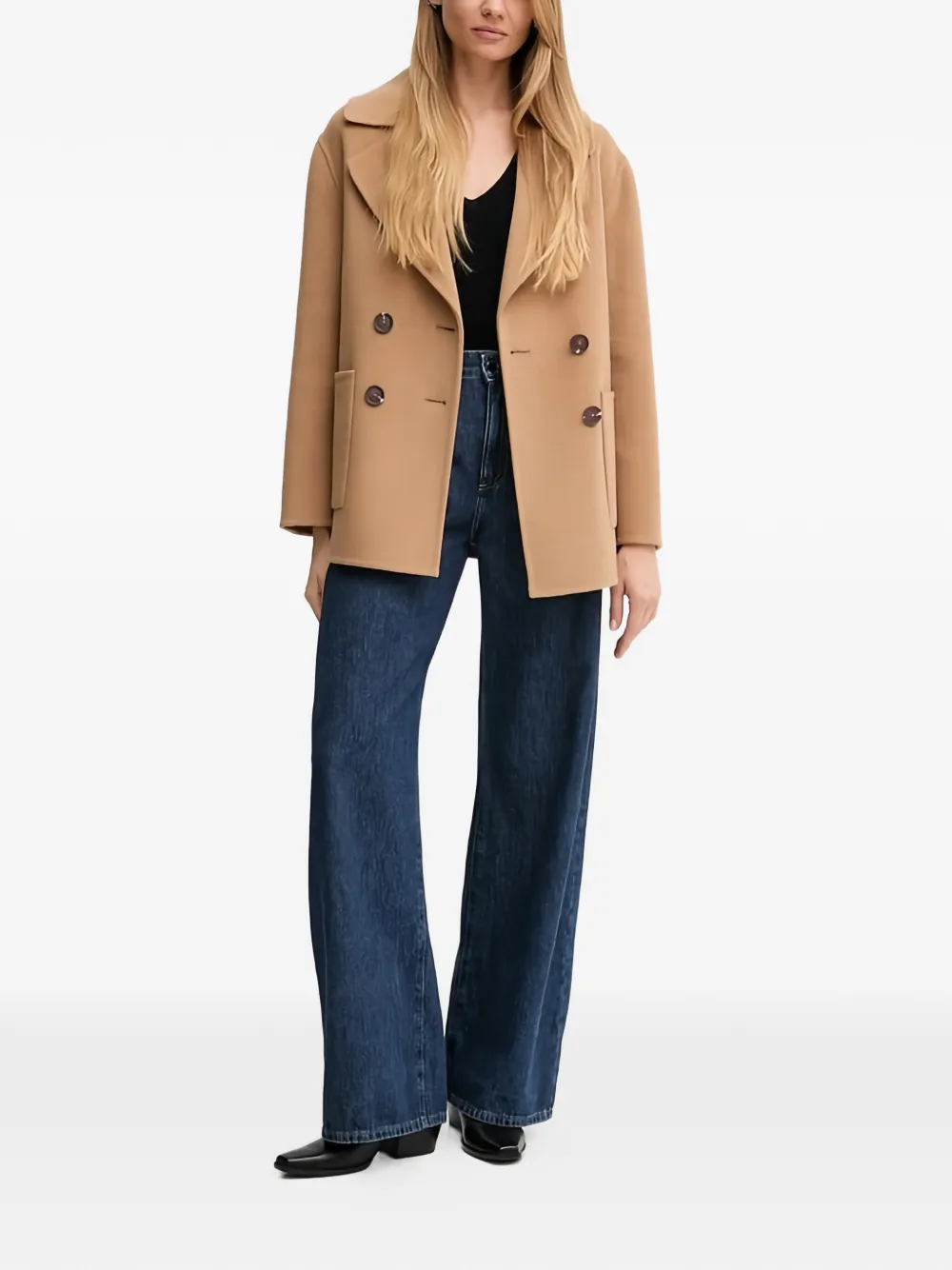 Benetton Straight jeans Blauw