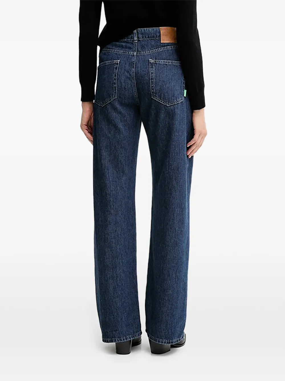 Benetton Straight jeans Blauw