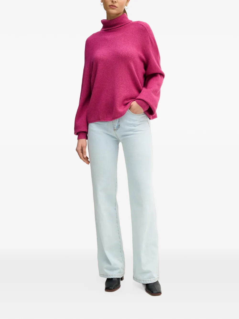 Benetton Coltrui met raglan mouwen Roze