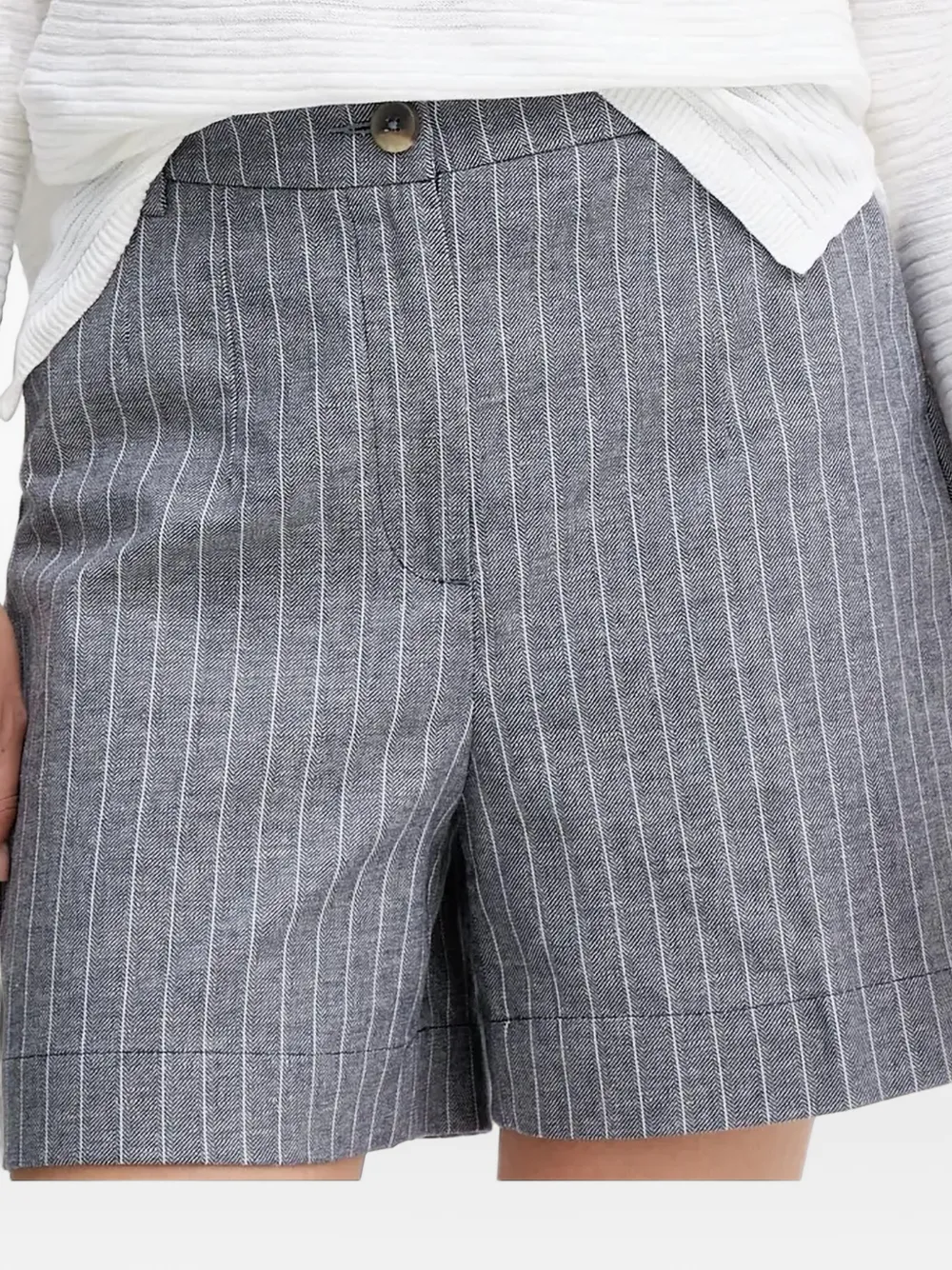 Benetton pinstripe shorts - Bleu Benetton pinstripe shorts - Bleu
