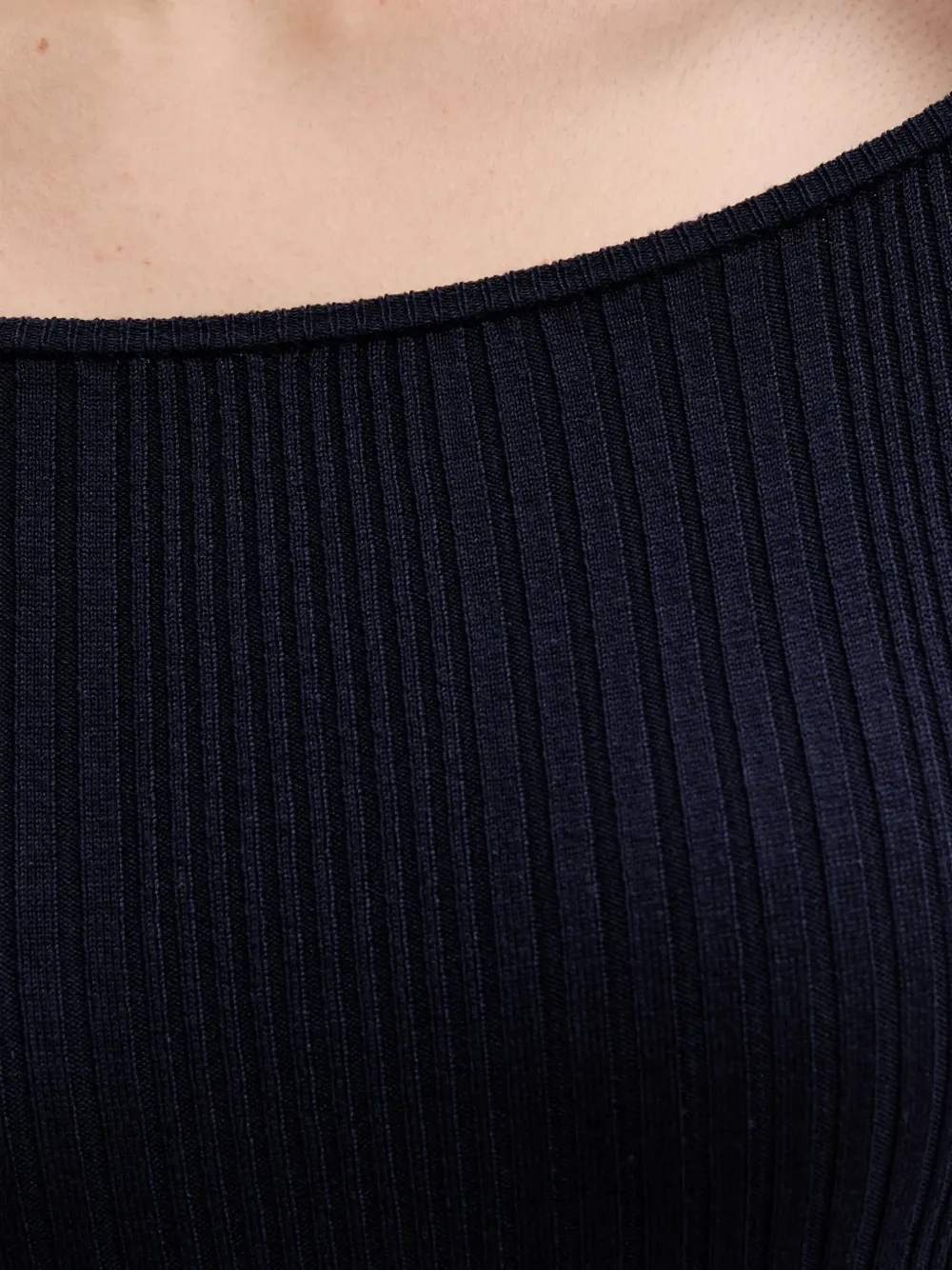 Benetton Asymmetrische top Blauw