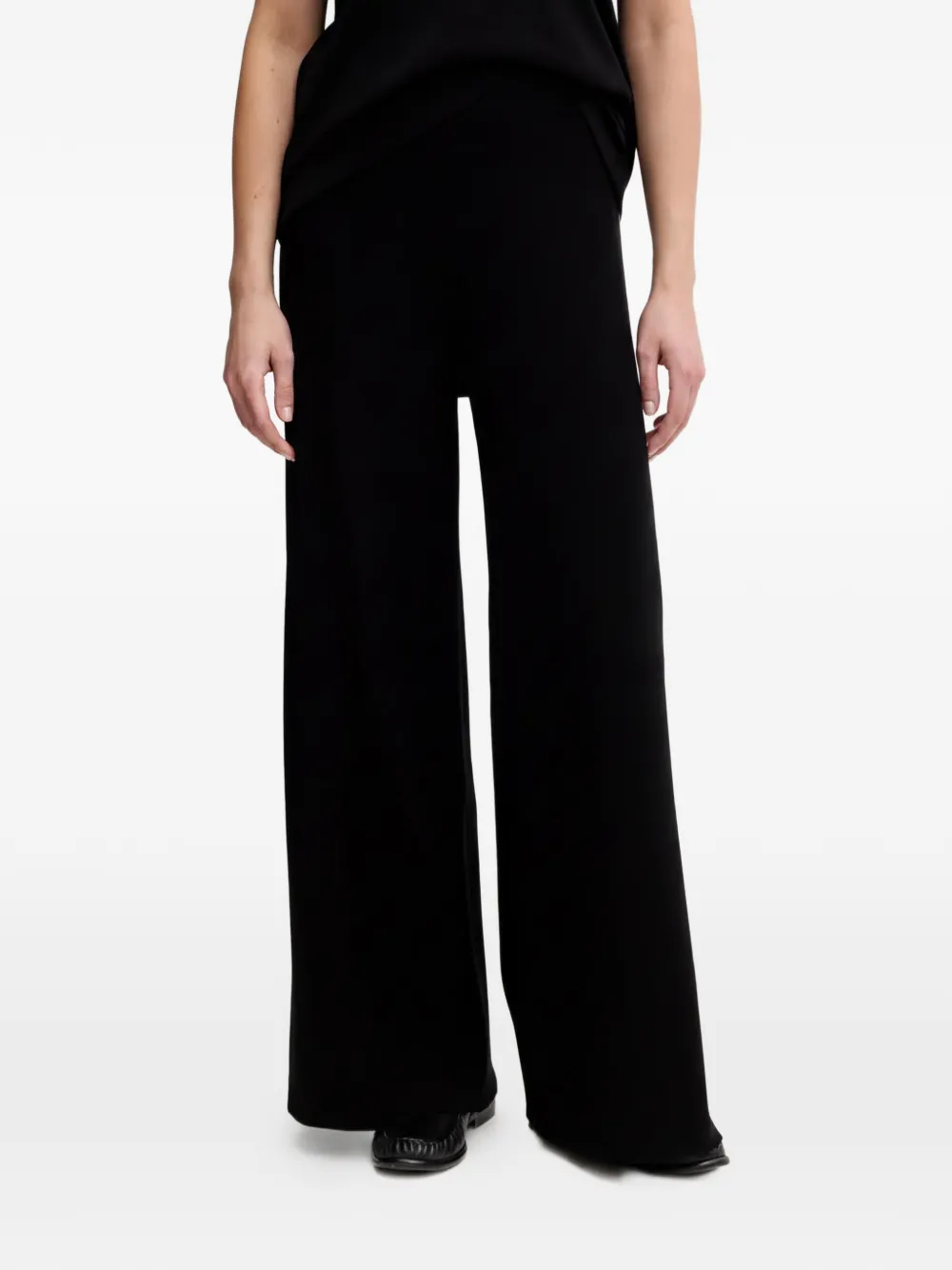 Benetton side-stripe trousers - Nero