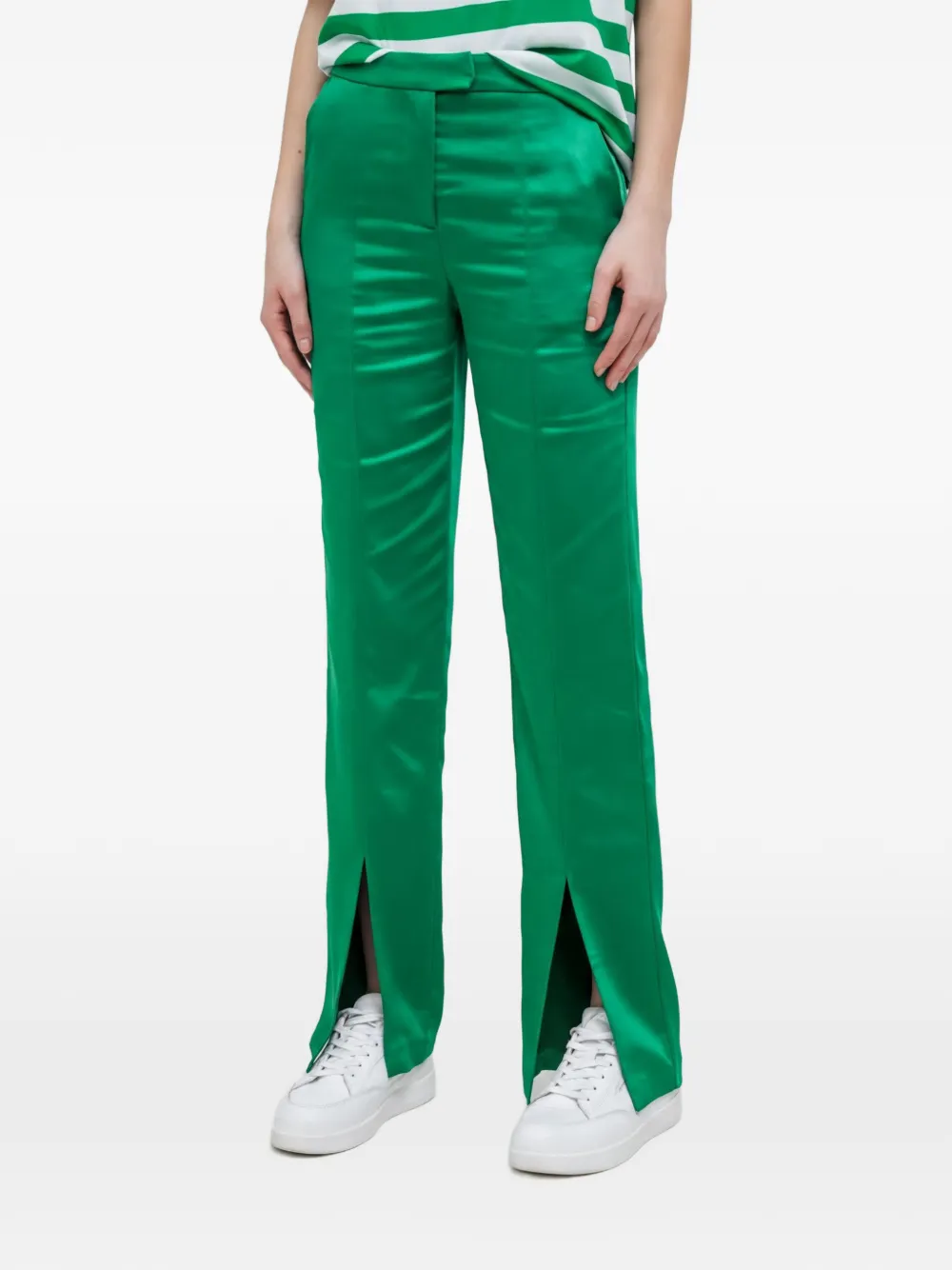 Benetton Pantaloni con spacco - Verde