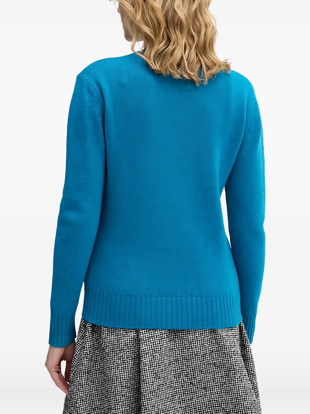 Benetton Ribgebreide trui Blauw