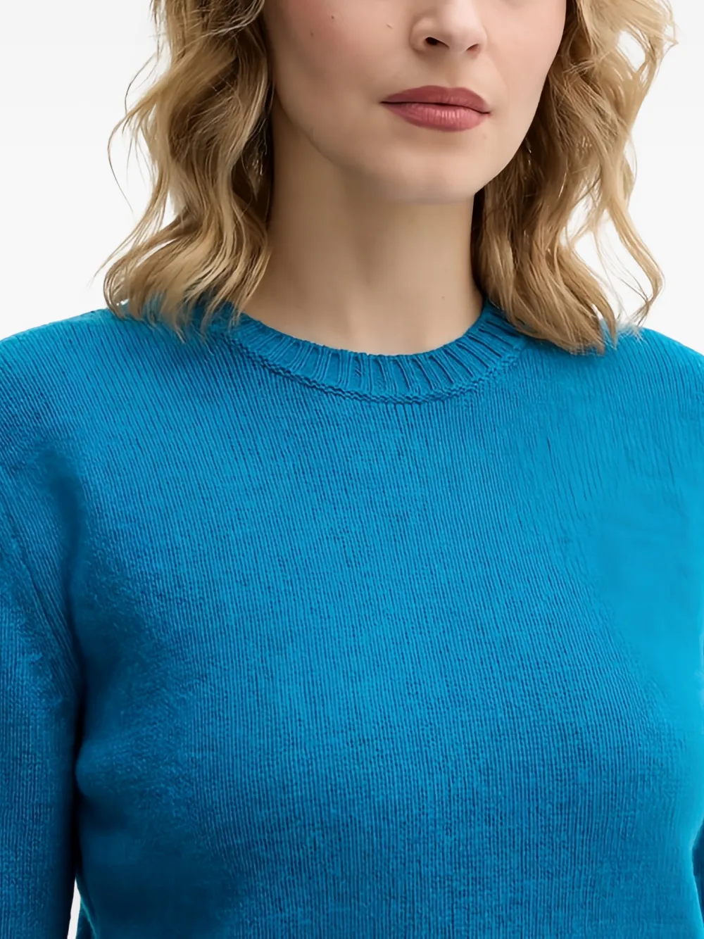 Benetton Ribgebreide trui Blauw