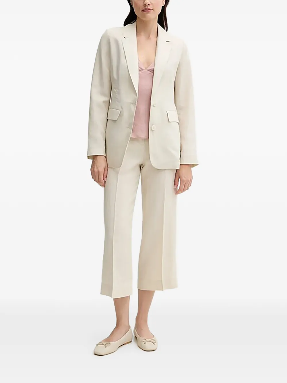  Benetton Pantalones Con Botones - Neutro 