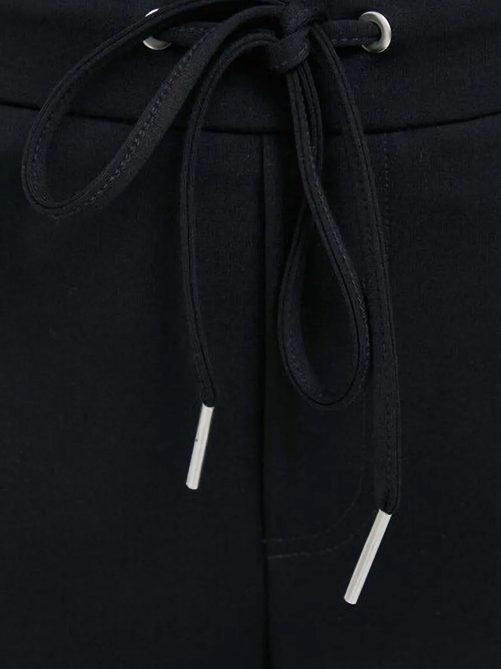 Benetton Broek met trekkoord Zwart
