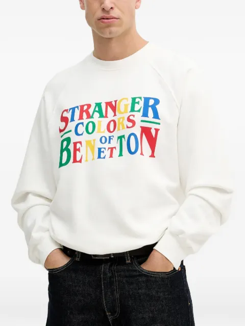 Benetton x Stranger Things print-detail sweater