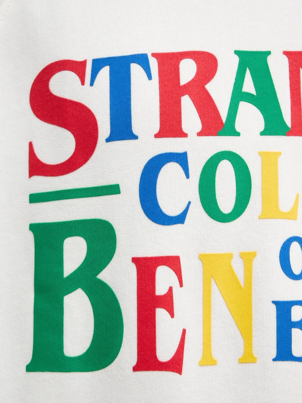 Benetton x Stranger Things print-detail sweater Beige