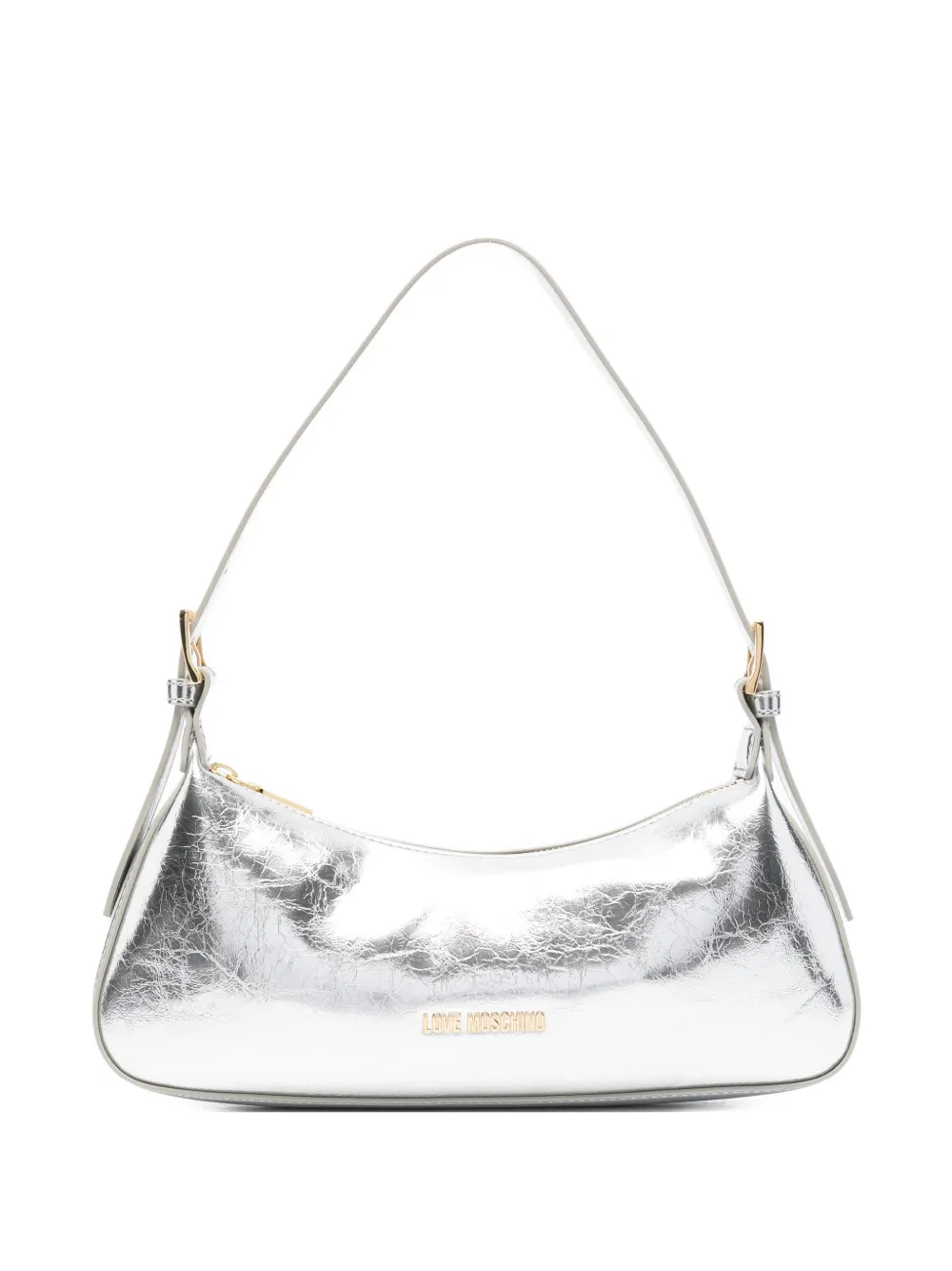 Love Moschino Borsa a spalla con logo - Argento