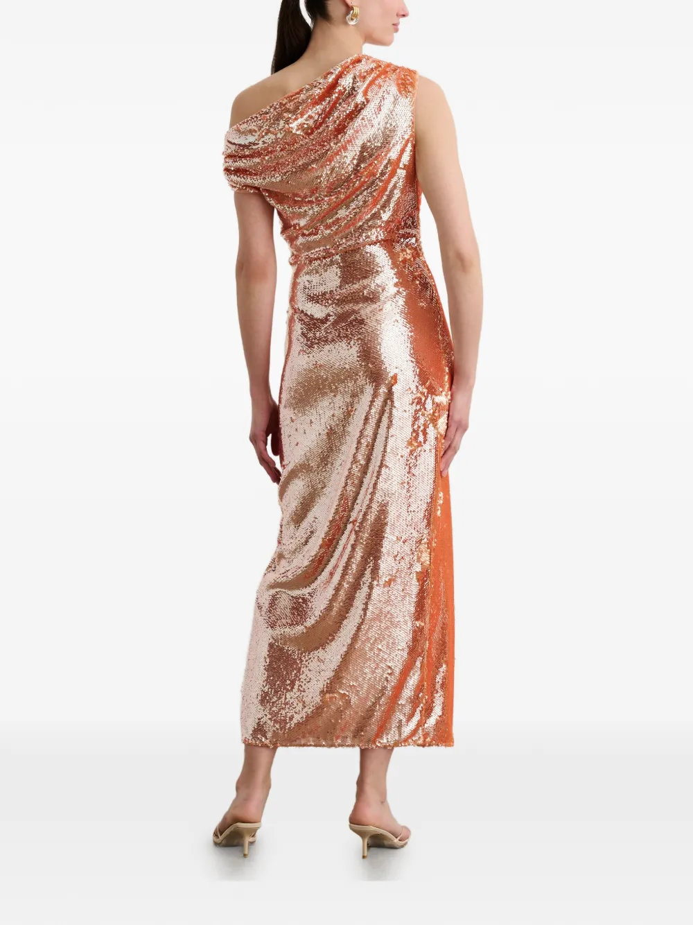 Toccin Audrey asymmetrical draped midi dress | Smart Closet Toccin Audrey asymmetrical draped midi dress | Smart Closet