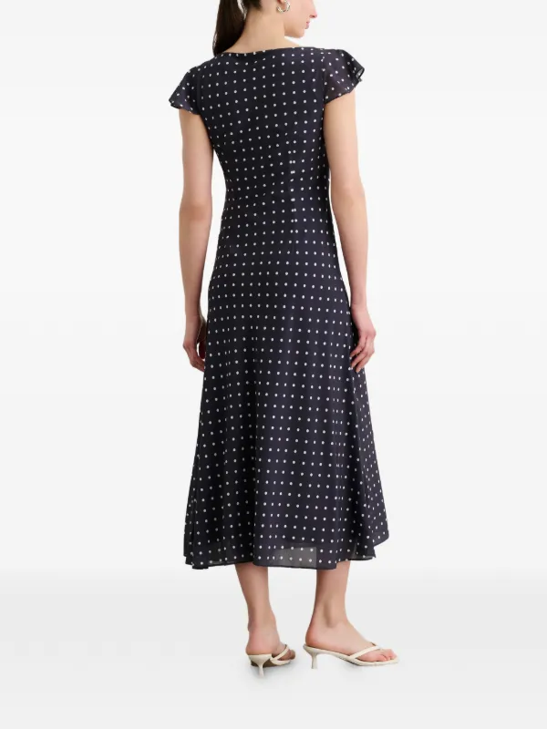 polka dot slip midi dress Dara Midi Dress