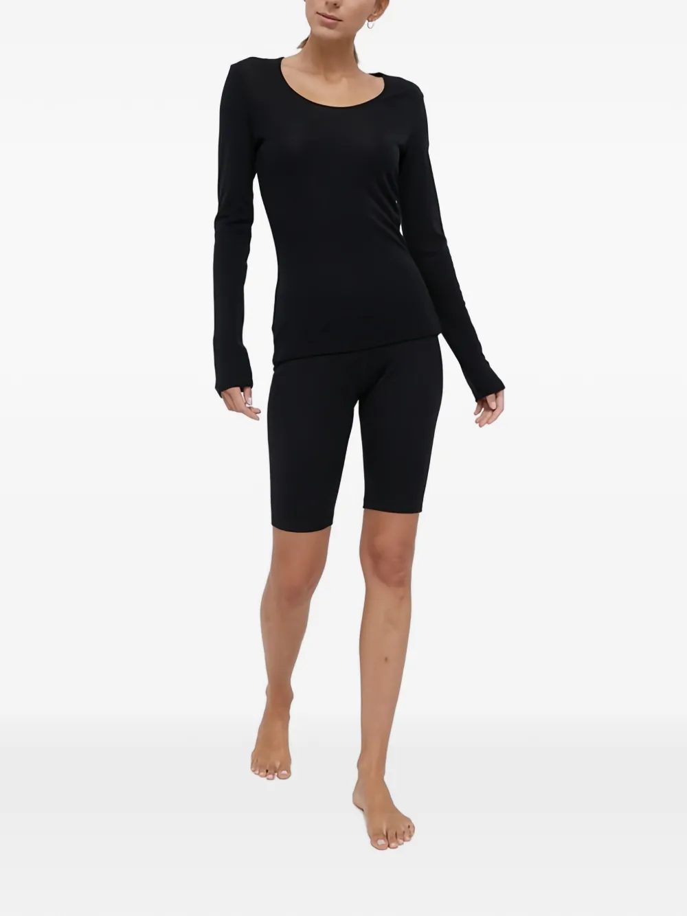 icebreaker logo-waistband shorts - Nero