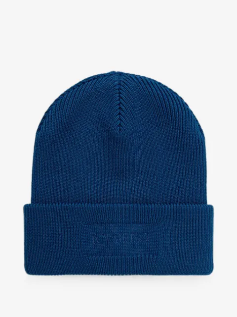 Iceberg logo-embroidered beanie hat