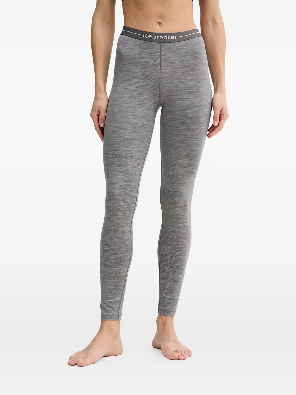 icebreaker logo waistband leggings - Grigio