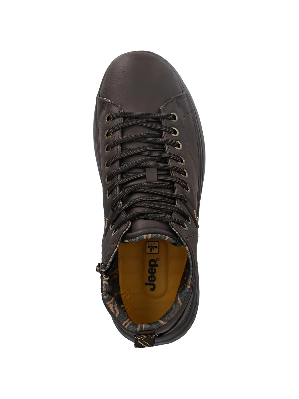 JEEP Sneakers met rits Bruin