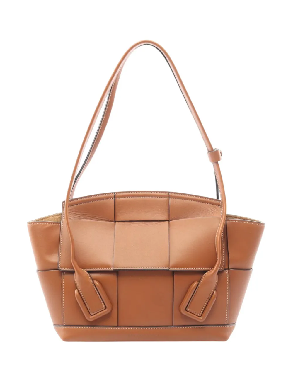 Bottega Veneta Pre-Owned 2012-2026 Small Maxi Intrecciato Arco tote bag - Marrone