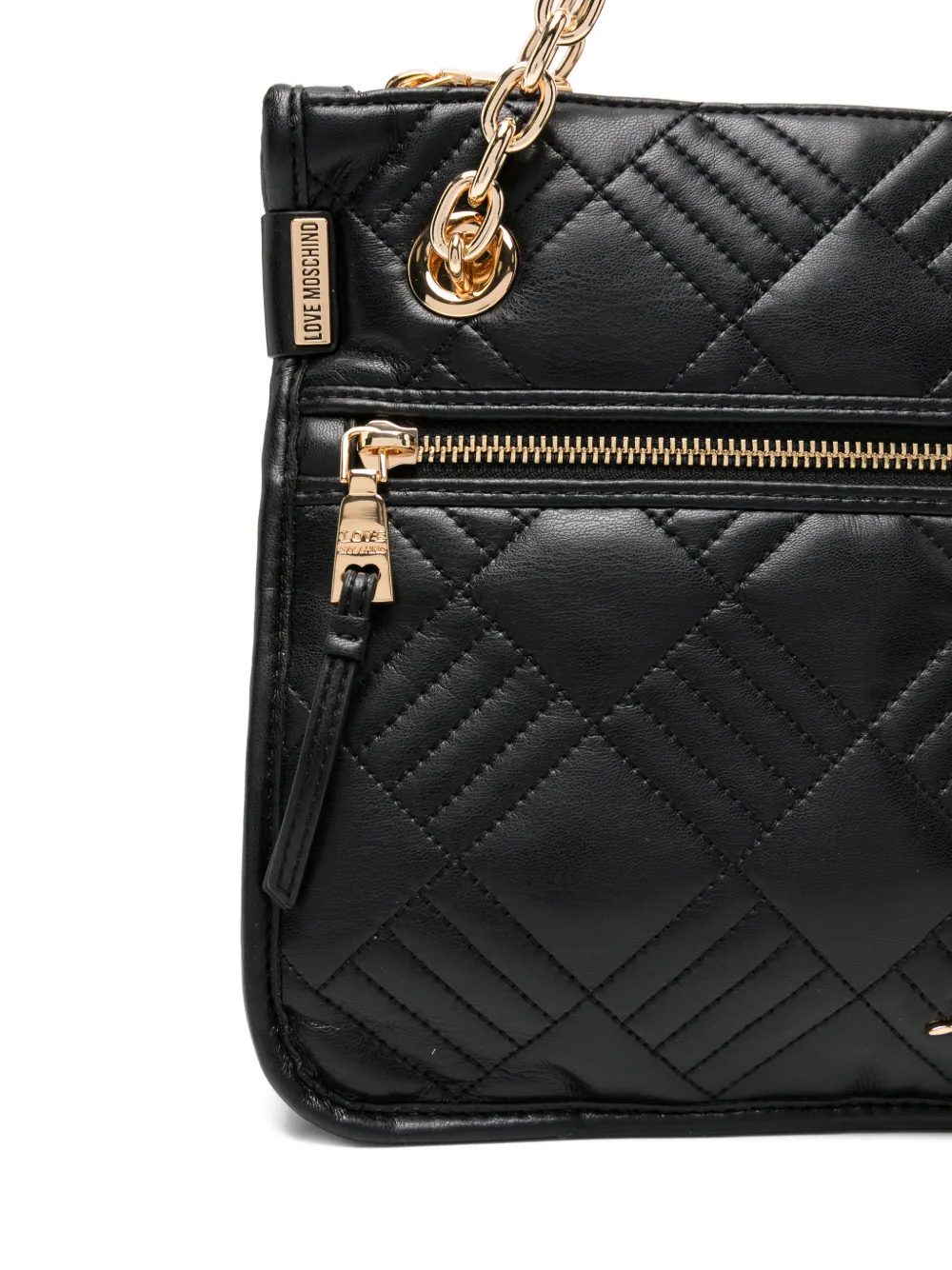 Love Moschino Gewatteerde shopper Zwart