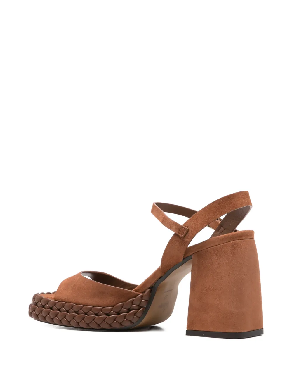 Castañer Sandalen met plateauzool Bruin