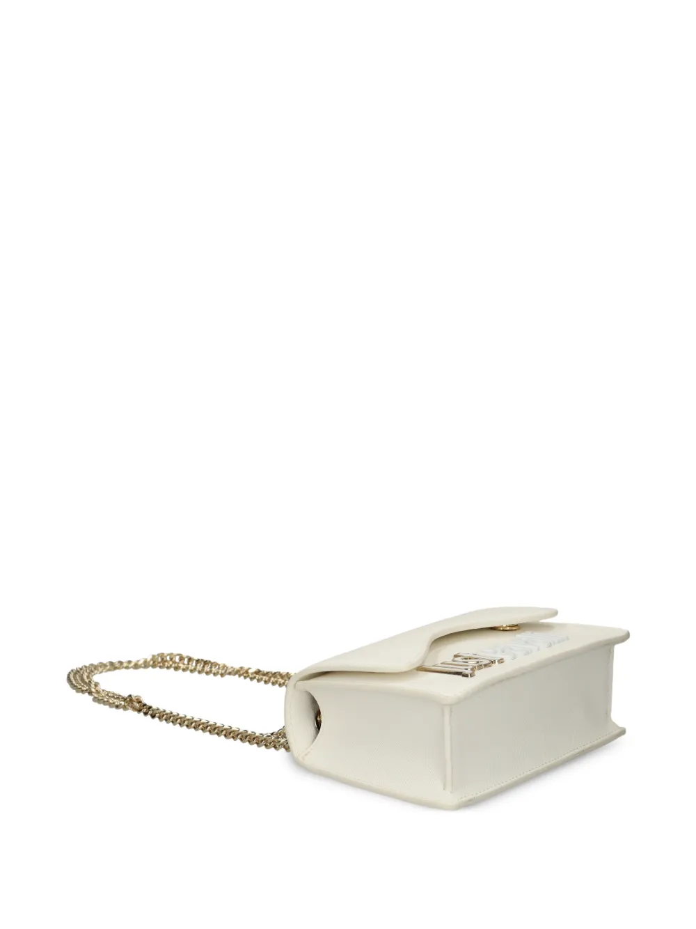 Just Cavalli Schoudertas met kettingband Beige