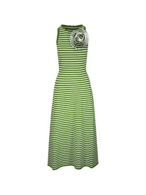 lela rose green dress Lela Rose | Rose Detail Knit Halter Dress | XL