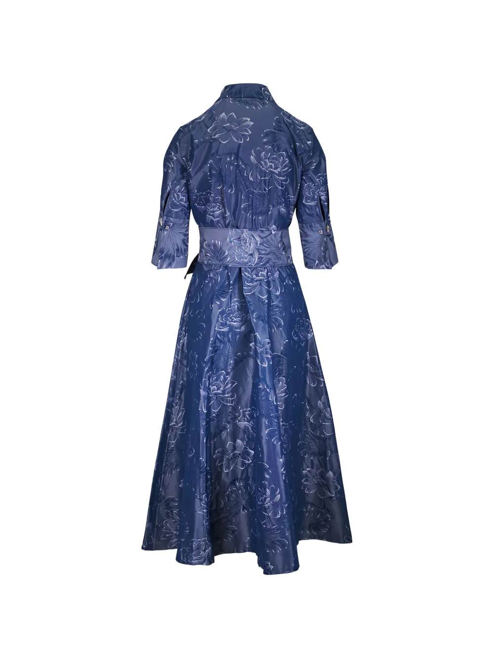  Sara Roka Floral-pattern Dress - Blue 