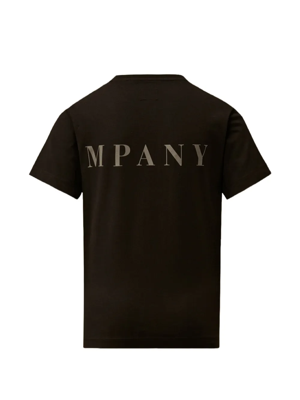 C.P. Company Kids 30 1 katoenen T-shirt met korte mouwen en logo-print Zwart