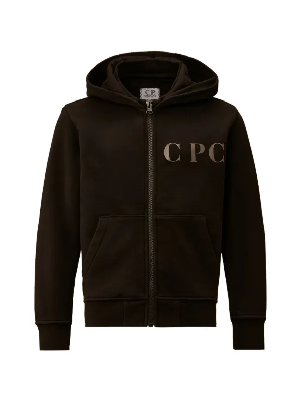 C.P. Company Kids ジップアップ パーカー | ブラック | FARFETCH JP