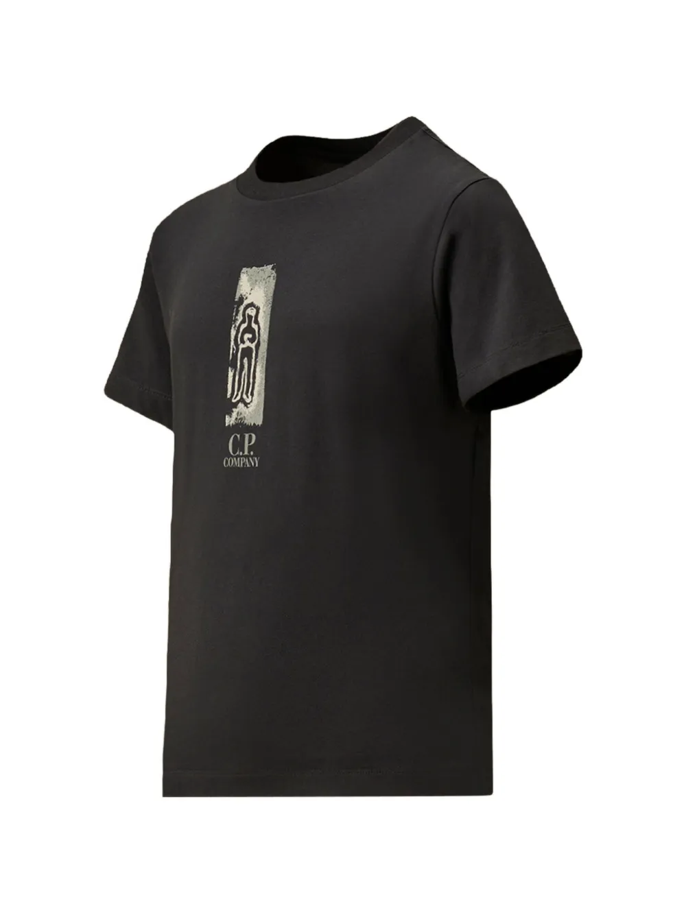 C.P. Company Kids T-shirt met grafische print Zwart
