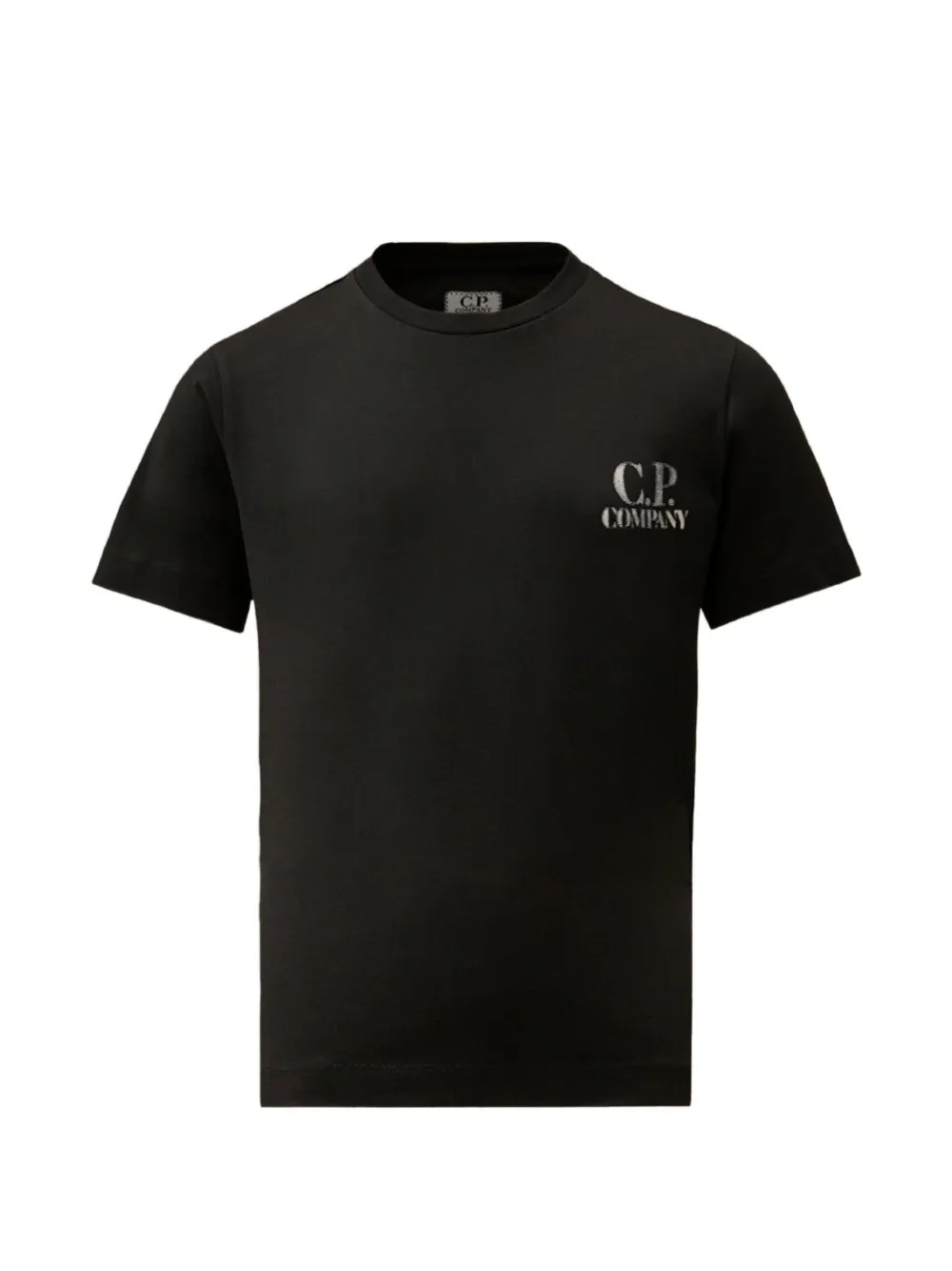 C.P. Company Kids 30/1 short-sleeve logo-detail cotton T-shirt - Blu