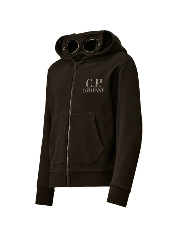 C.P. COMPANY ゴーグルパーカー ブラック S C.P. Company Kids ゴーグル パーカー | ブラック | FARFETCH JP