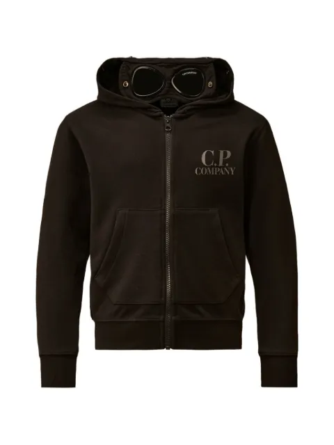 C.P. Company Kids Goggle Hoodie mit Logo-Print