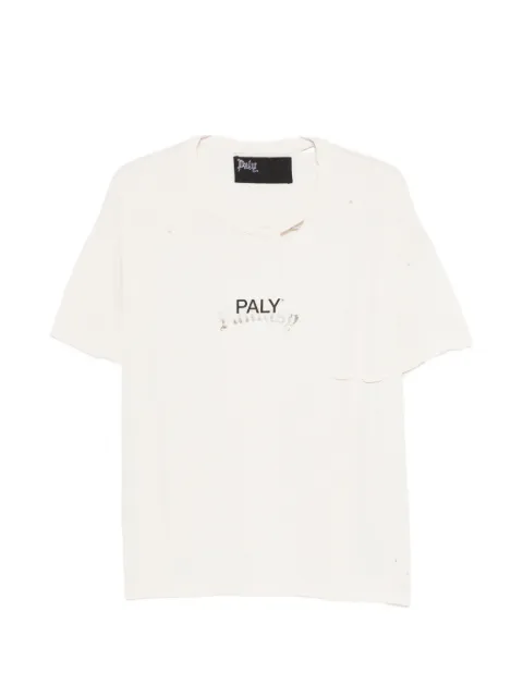 PALY HOLLYWOOD distressed logo T-shirt