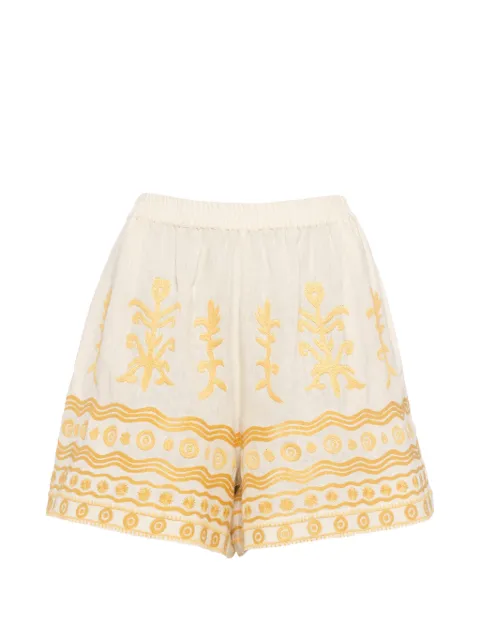 ERES Euphorbia embroidered shorts