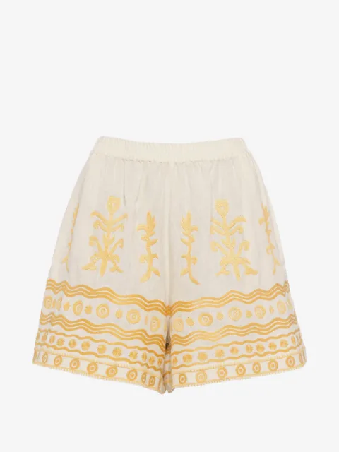 ERES Euphorbia embroidered shorts