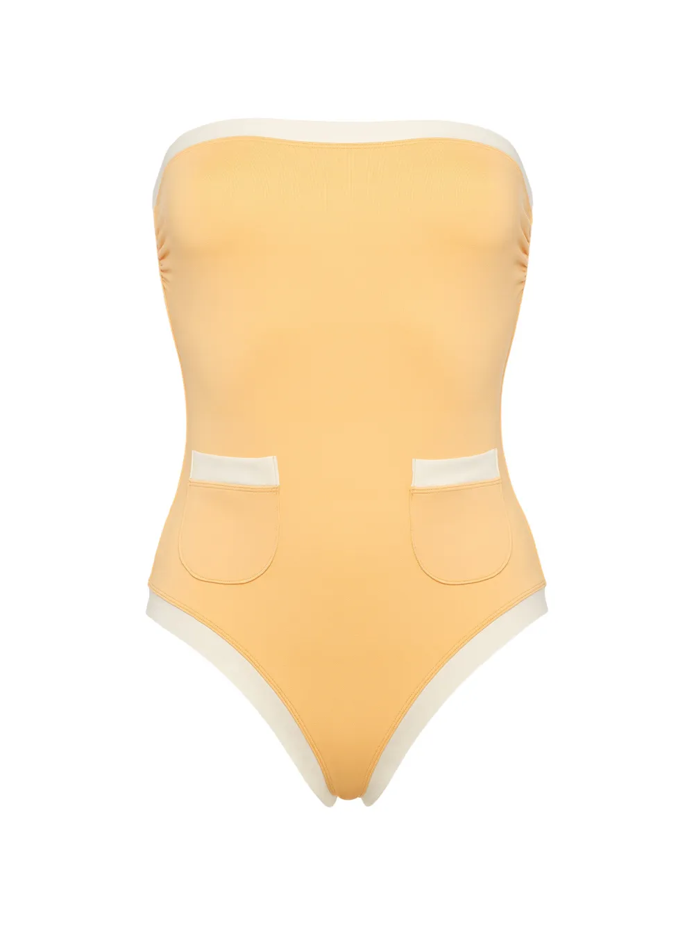 ERES Exotique Badeanzug mit Tasche - Gelb