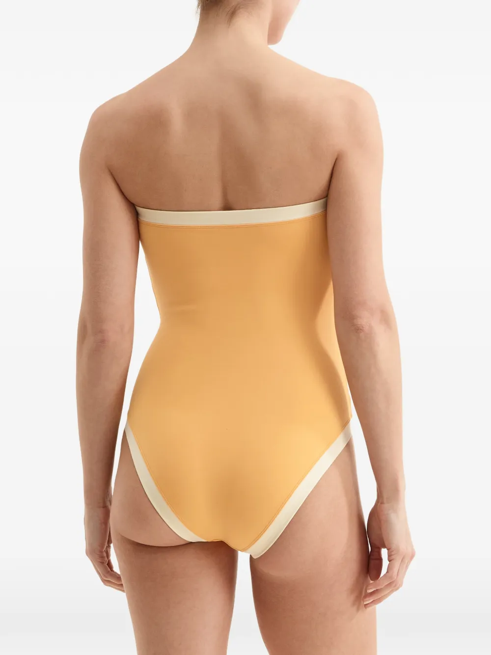 ERES Exotique badpak met bustier zak Geel