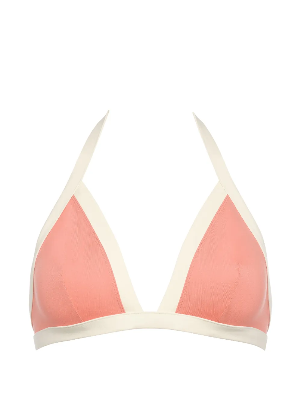 ERES Top bikini Stapelia a fascia con bordo a contrasto - Rosa