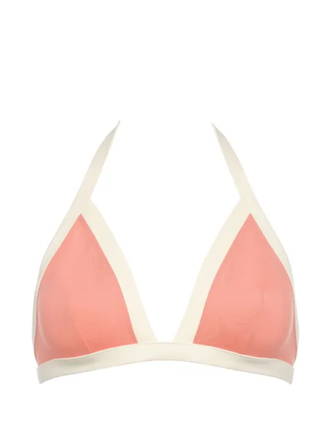 ERES Stapelia contrast-trim bandeau bikini top