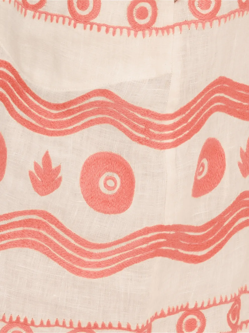 ERES Jacaranda mini-jurk met borduurwerk Wit