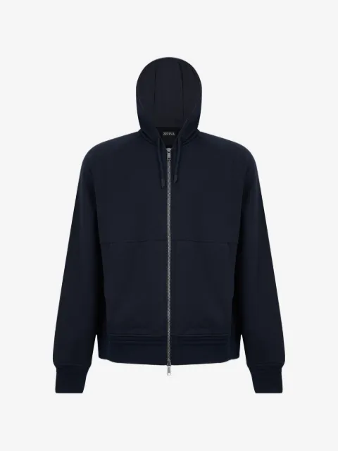 Zegna hoodie con cierre